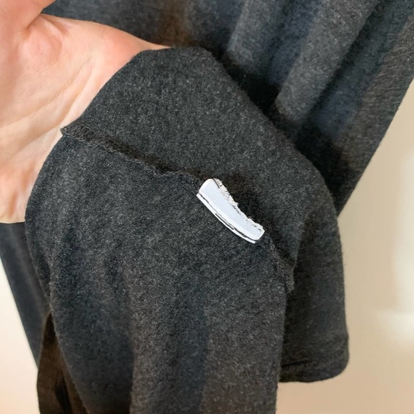 MADEWELL Swingy Tee Dress in Heather Charcoal - Picture 7 of 10